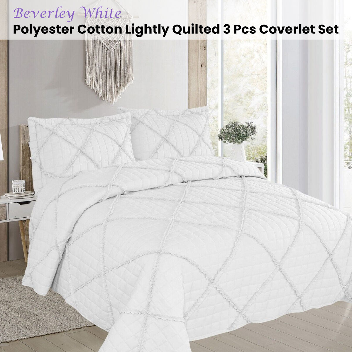beverley-white-3-pce-lightly-quilted-polyester-cotton-coverlet-set-queen www.mallsonline.com.au