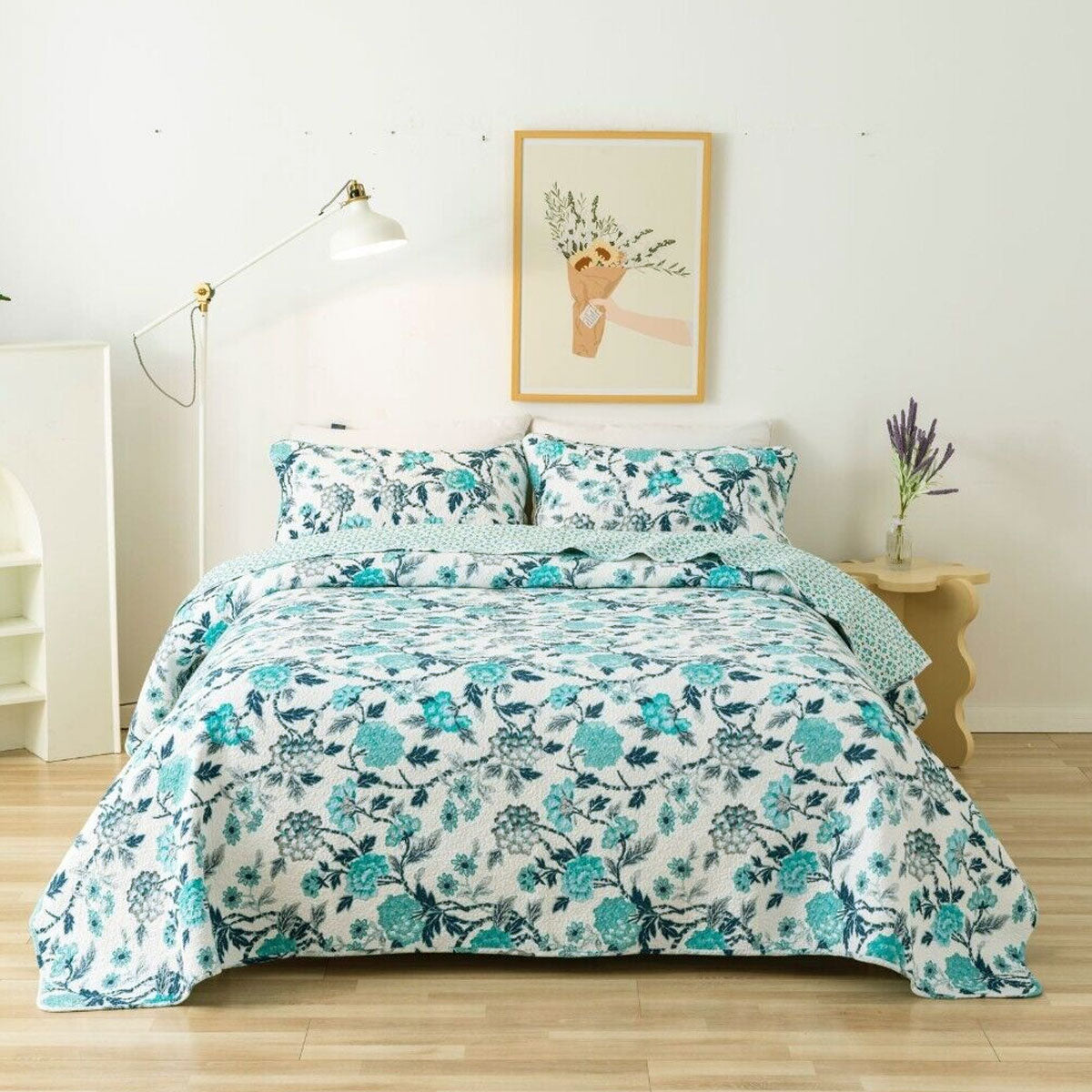 100-cotton-lightly-quilted-coverlet-set-delta-queen-230-x-250-cm www.mallsonline.com.au