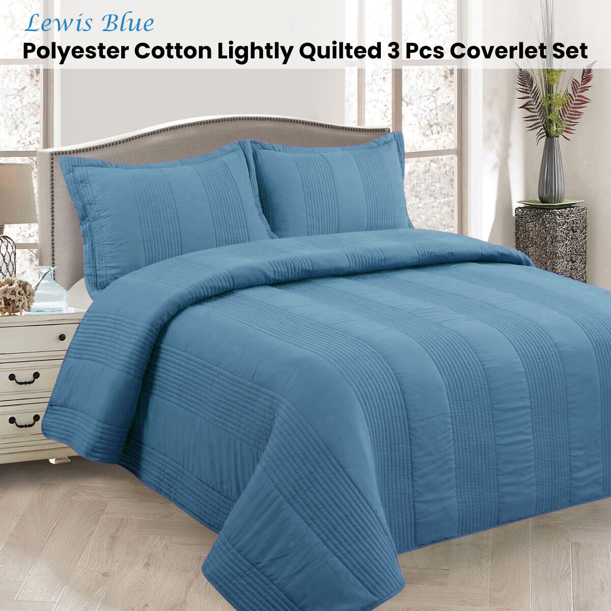 lewis-blue-3-pce-lightly-quilted-polyester-cotton-coverlet-set-queen www.mallsonline.com.au