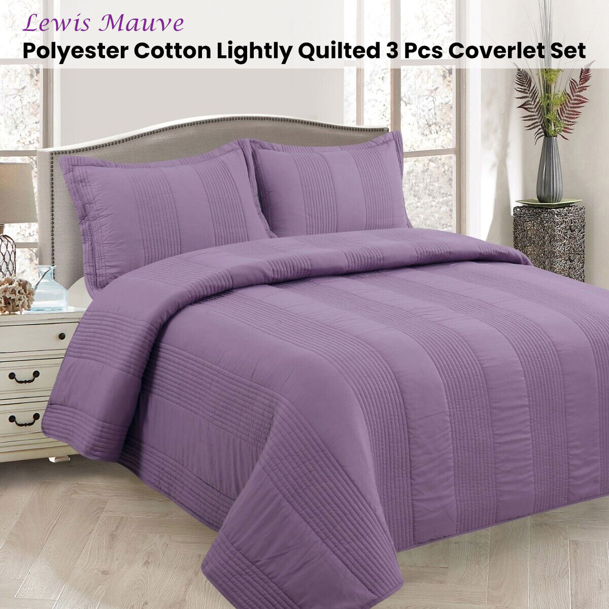lewis-mauve-3-pce-lightly-quilted-polyester-cotton-coverlet-set-queen www.mallsonline.com.au
