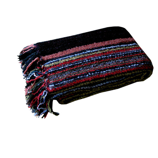 liam-acrylic-knitted-throw-rug-with-fringe-no7 www.mallsonline.com.au