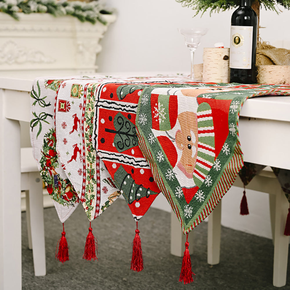 christmas-table-runner-thickened-knitted-dining-tablecloth-xmas-party-decorsanta-claus www.mallsonline.com.au