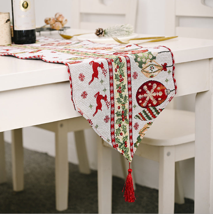 christmas-table-runner-thickened-knitted-dining-tablecloth-xmas-party-decorelk www.mallsonline.com.au
