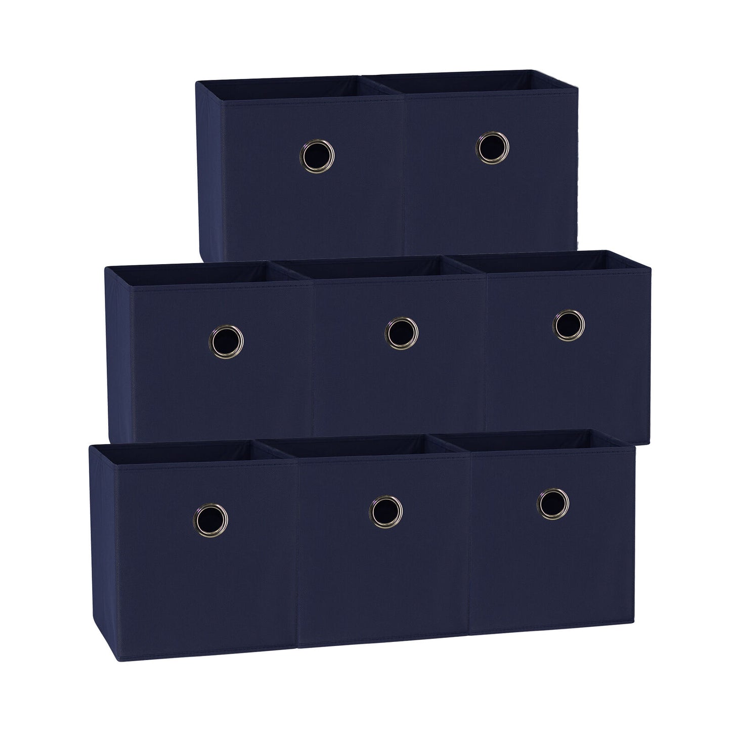 sorti-27x28x27-cm-dark-blue-8-pack-foldable-storage-cubes-fabric-bookcase-organizers-for-toys-and-more www.mallsonline.com.au