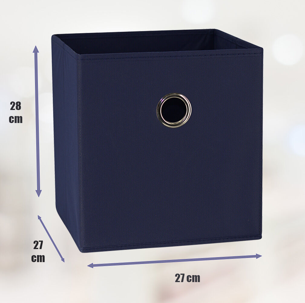 sorti-27x28x27-cm-dark-blue-8-pack-foldable-storage-cubes-fabric-bookcase-organizers-for-toys-and-more www.mallsonline.com.au