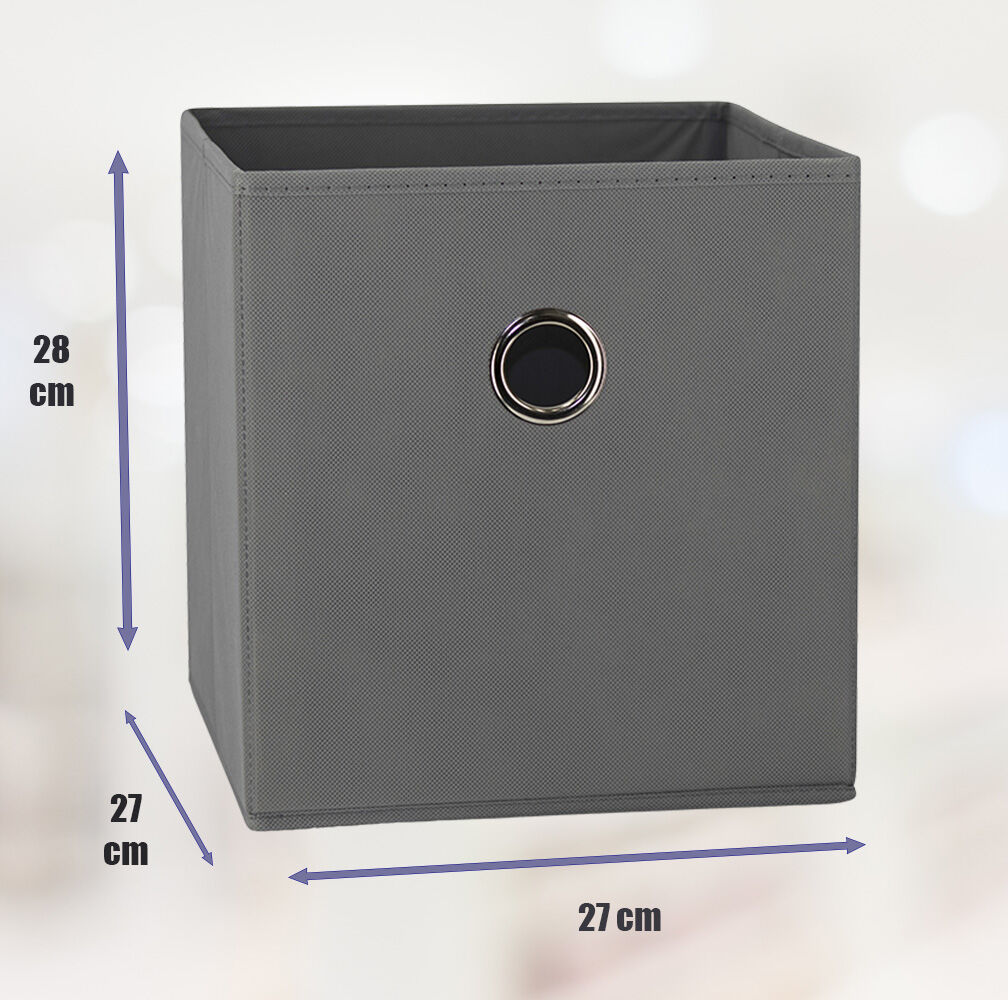 sorti-27x28x27-cm-grey-8-pack-foldable-storage-cubes-fabric-bookcase-organizers-for-toys-and-more www.mallsonline.com.au