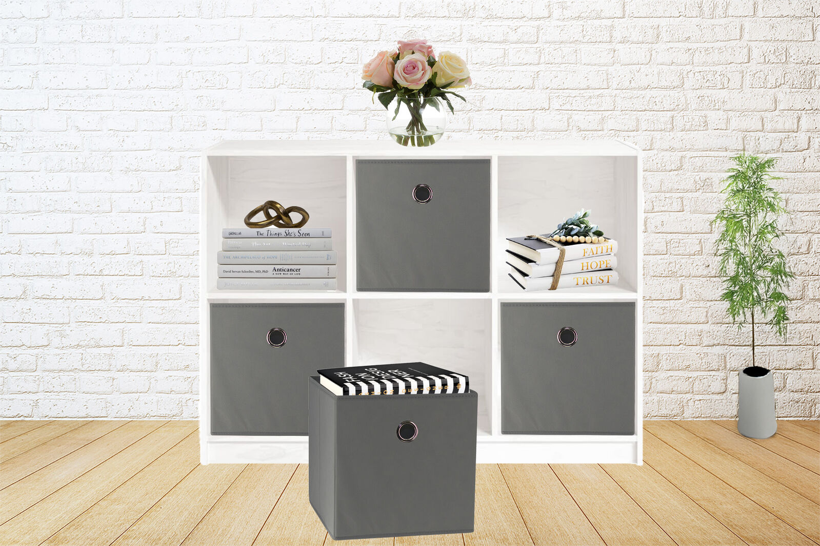 sorti-27x28x27-cm-grey-8-pack-foldable-storage-cubes-fabric-bookcase-organizers-for-toys-and-more www.mallsonline.com.au