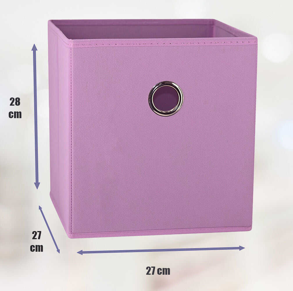 sorti-27x28x27-cm-light-pink-8-pack-foldable-storage-cubes-fabric-bookcase-organizers-for-toys-and-more www.mallsonline.com.au