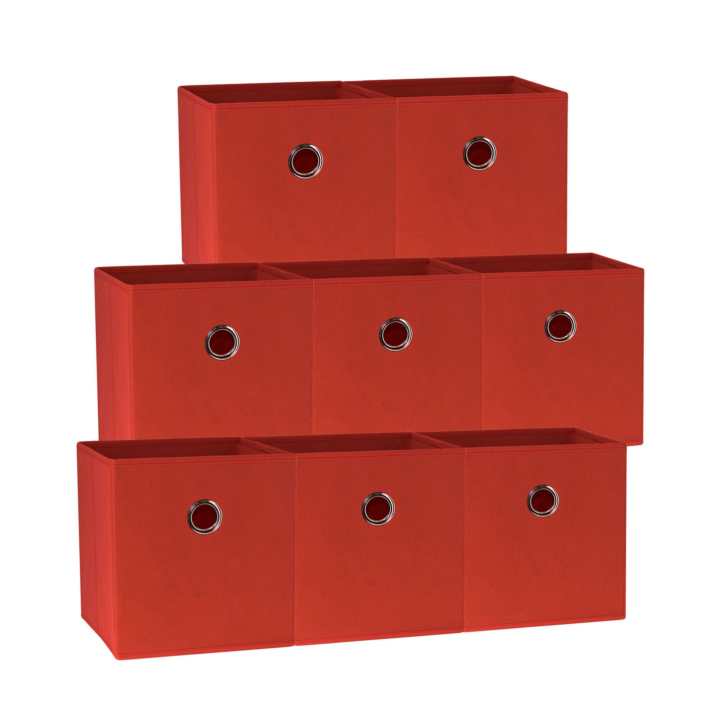 sorti-27x28x27-cm-red-8-pack-foldable-storage-cubes-fabric-bookcase-organizers-for-toys-and-more www.mallsonline.com.au