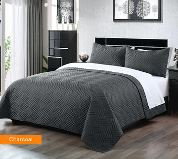 3-piece-embossed-comforter-set-king-charcoal www.mallsonline.com.au