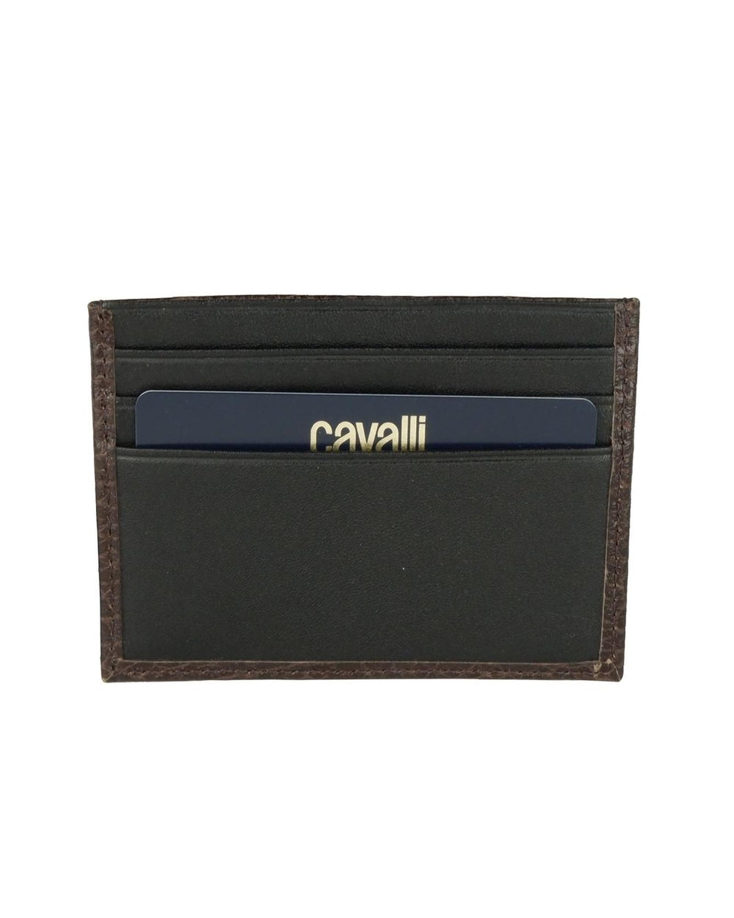 Cavalli Class Empire Calfskin Card Holder One Size Men