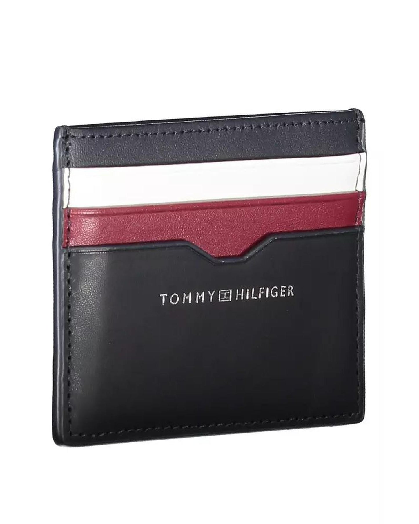 Tommy Hilfiger Men's Blue Leather Wallet - One Size