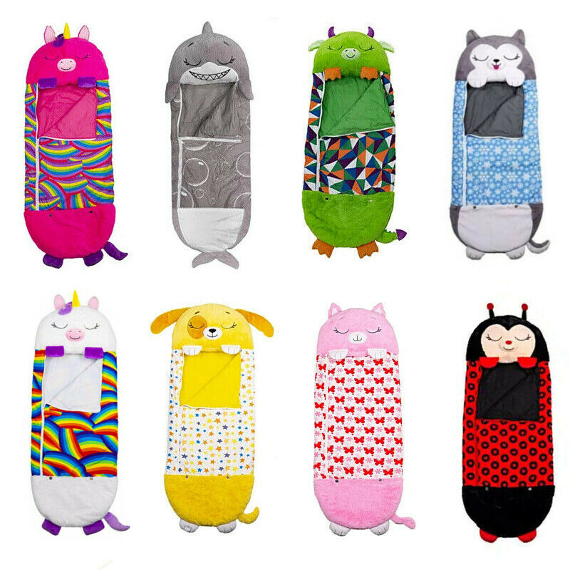 2022-sleeping-bag-happy-nappers-kids-children-blanket-winter-fluffy-warm-xmas-gift www.mallsonline.com.au