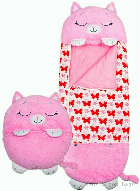 2022-sleeping-bag-happy-nappers-kids-children-blanket-winter-fluffy-warm-xmas-gift www.mallsonline.com.au