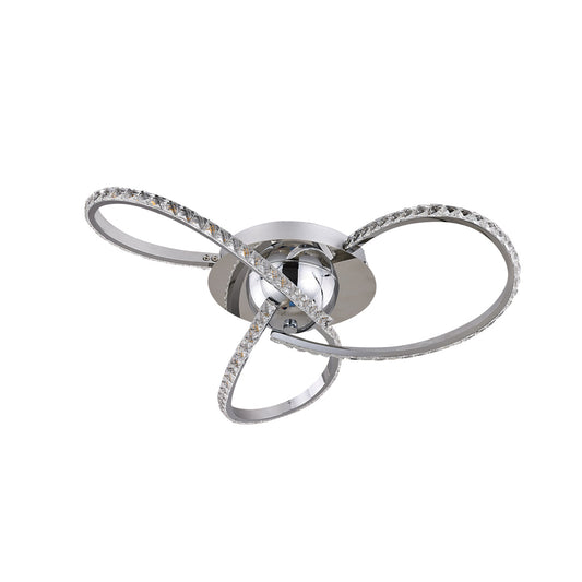 Irie Dimmable 3 Lights LED Ceiling Light - Chrome