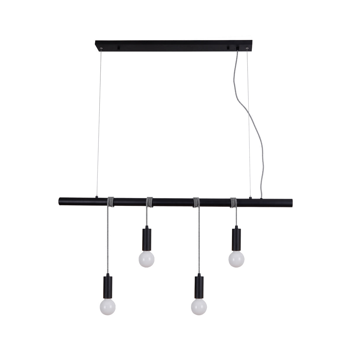 bikkel-4-lights-pendant-light-black www.mallsonline.com.au