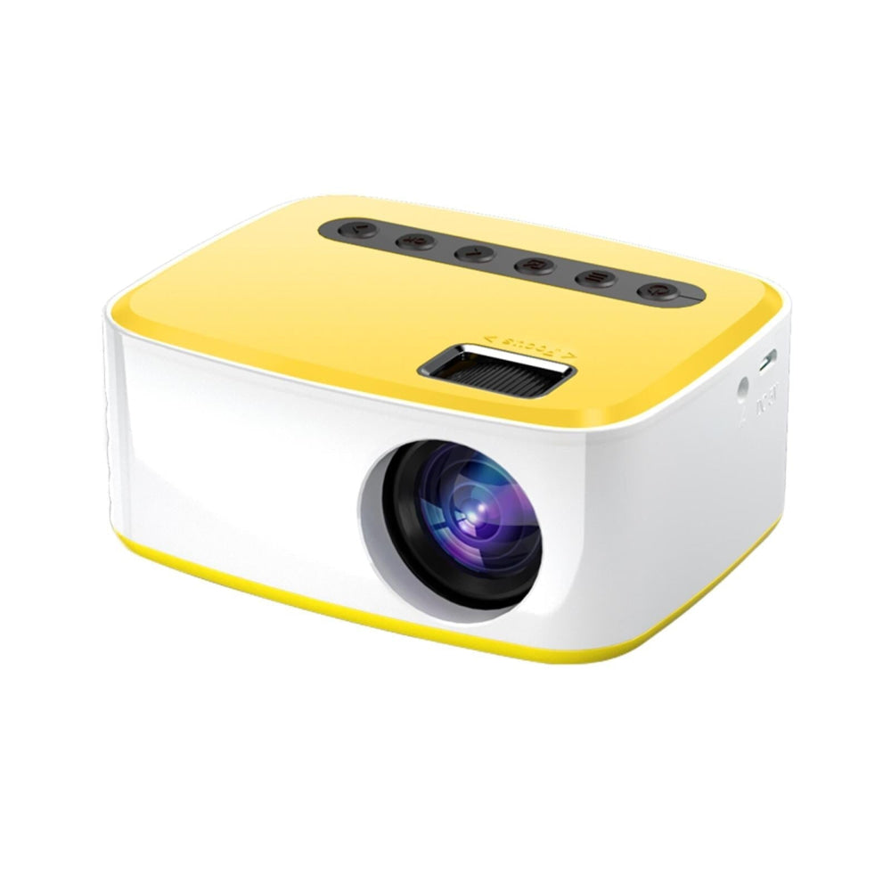 Portable Home Theater Projector - 400 Lumens Hd Same Screen Version - Black White