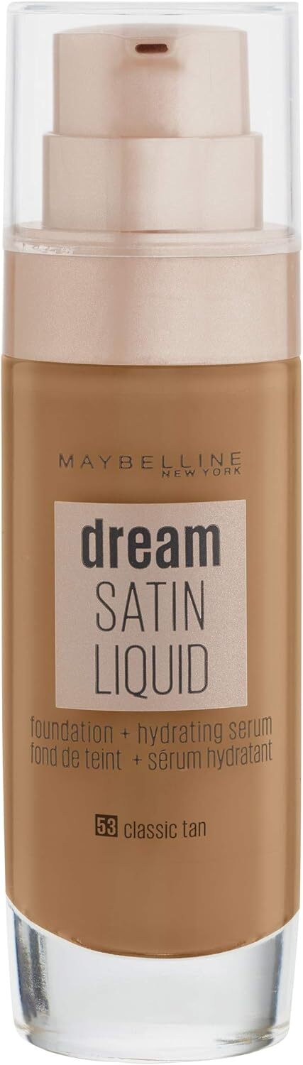 maybelline-dream-satin-liquid-foundation-with-hydrating-serum-classic-tan-53 www.mallsonline.com.au