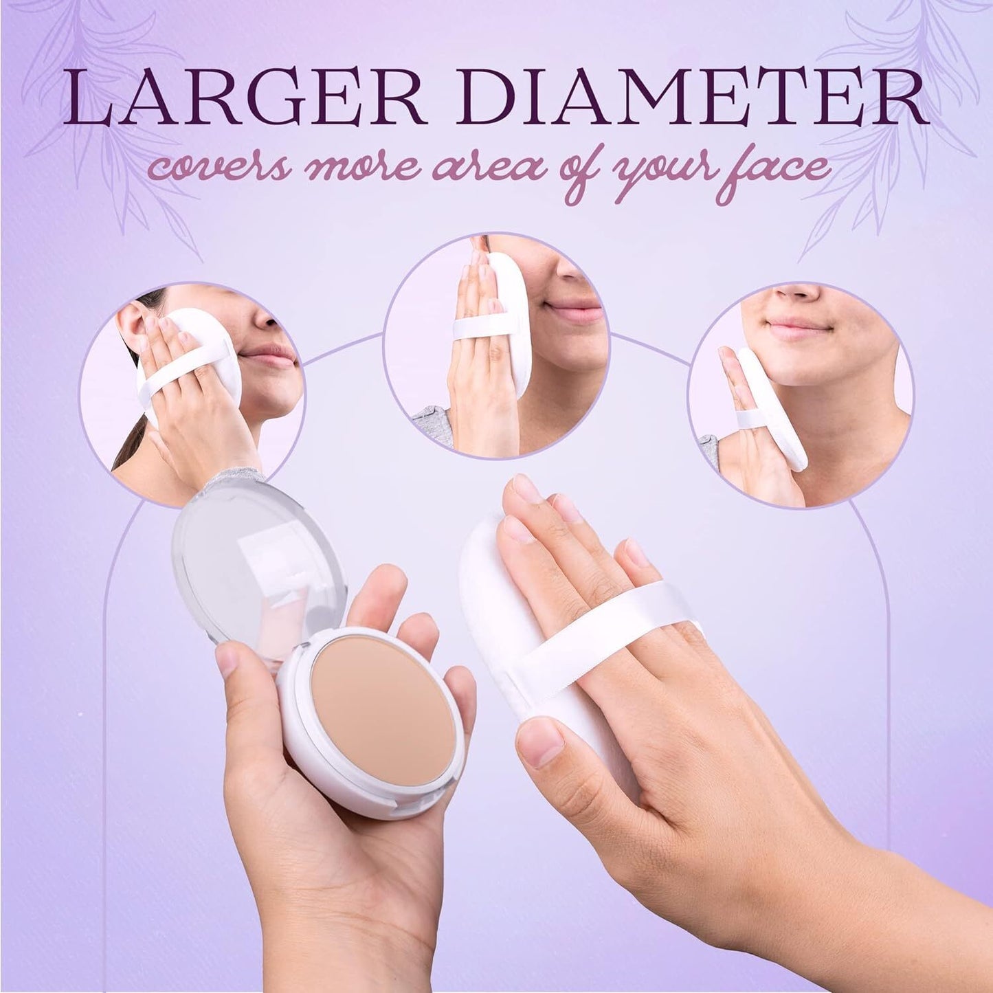 3x-4-5-jumbo-extra-large-powder-puff-100-pure-cotton-soft-fluffy-washable-for-makeup at www.mallsonline.co.au