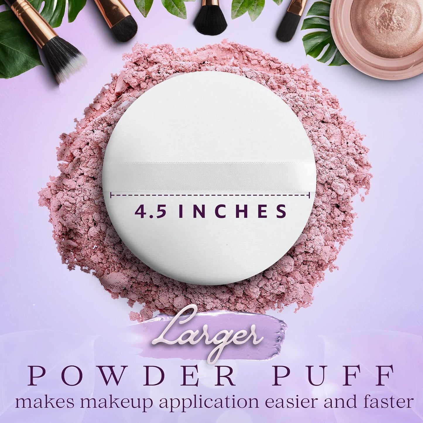 3x-4-5-jumbo-extra-large-powder-puff-100-pure-cotton-soft-fluffy-washable-for-makeup at www.mallsonline.co.au