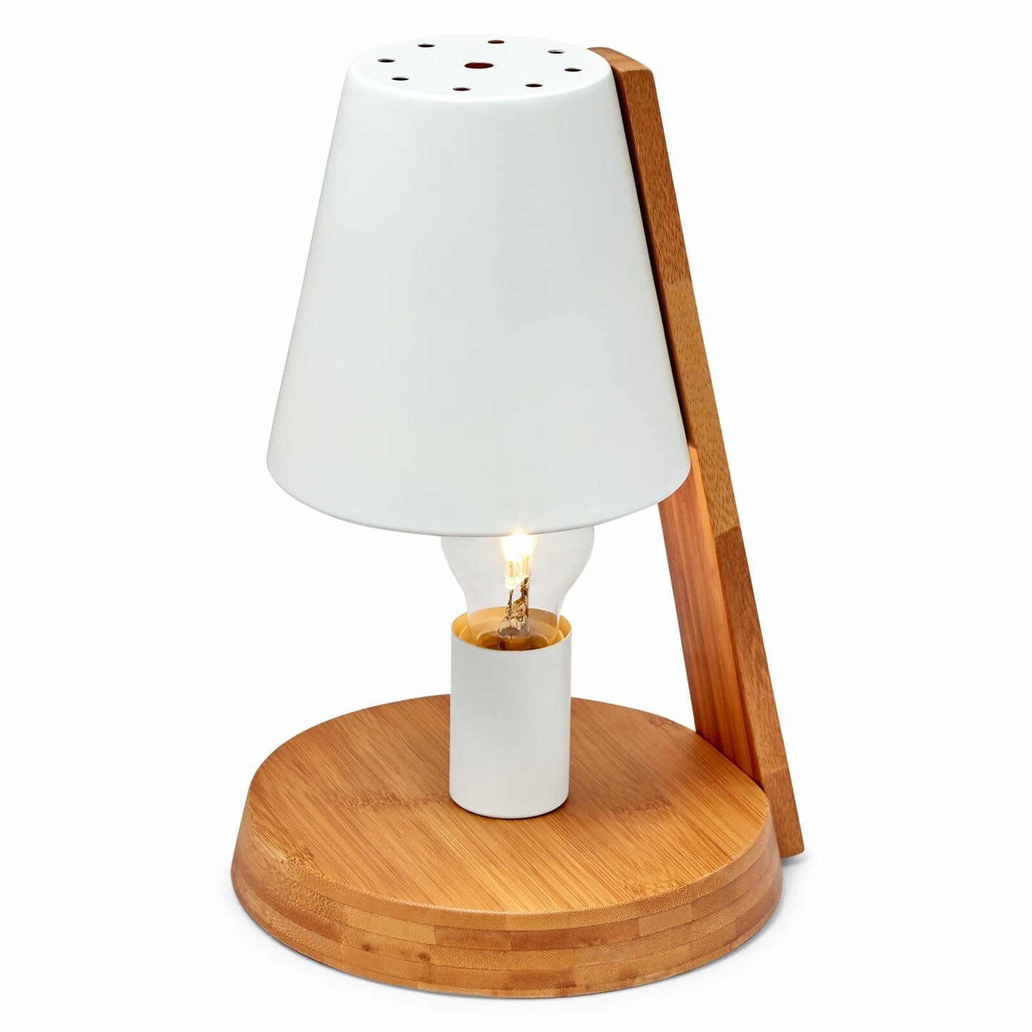 32cm-wooden-base-modern-desk-table-lamp-light-metal-shade-designer-white www.mallsonline.com.au