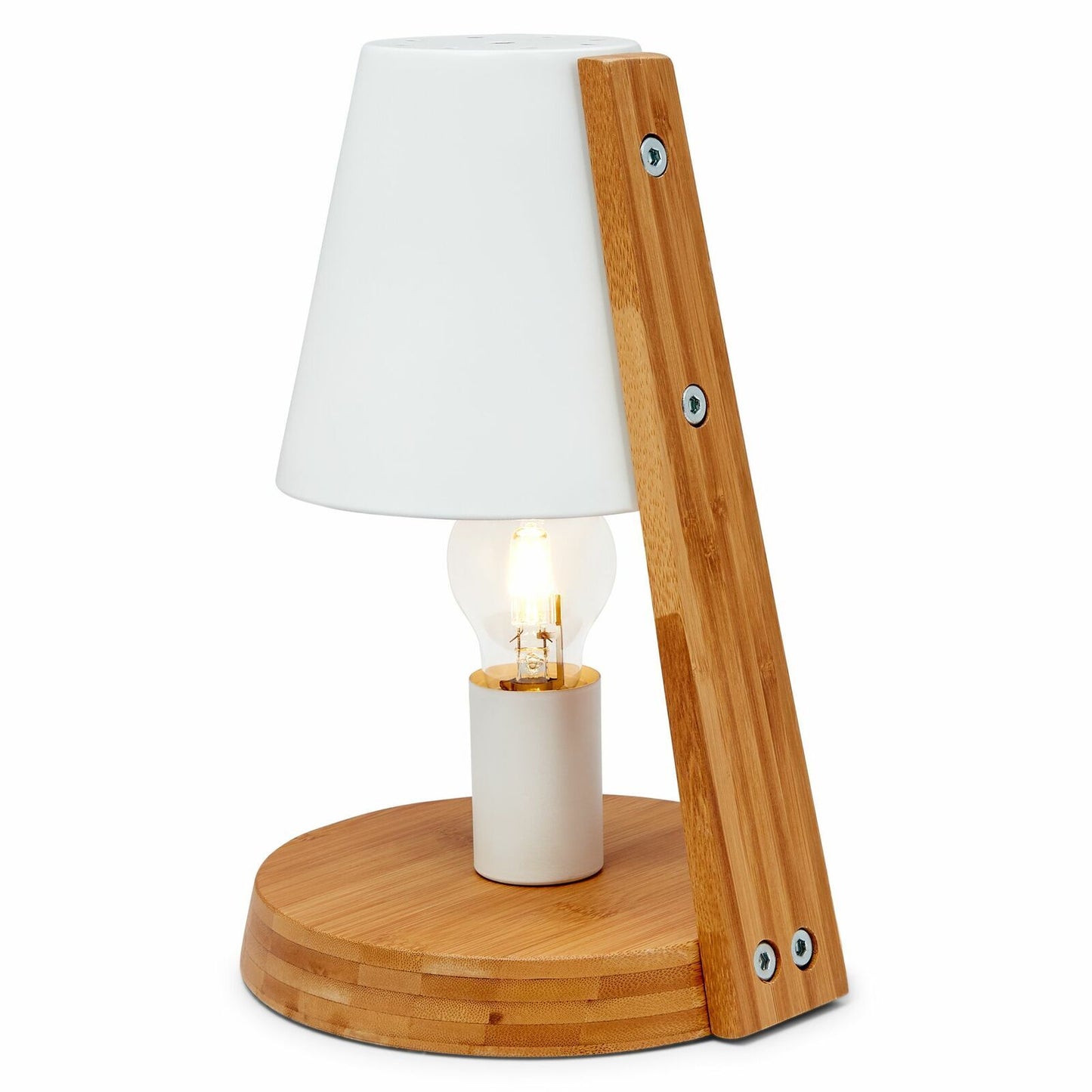 32cm-wooden-base-modern-desk-table-lamp-light-metal-shade-designer-white www.mallsonline.com.au