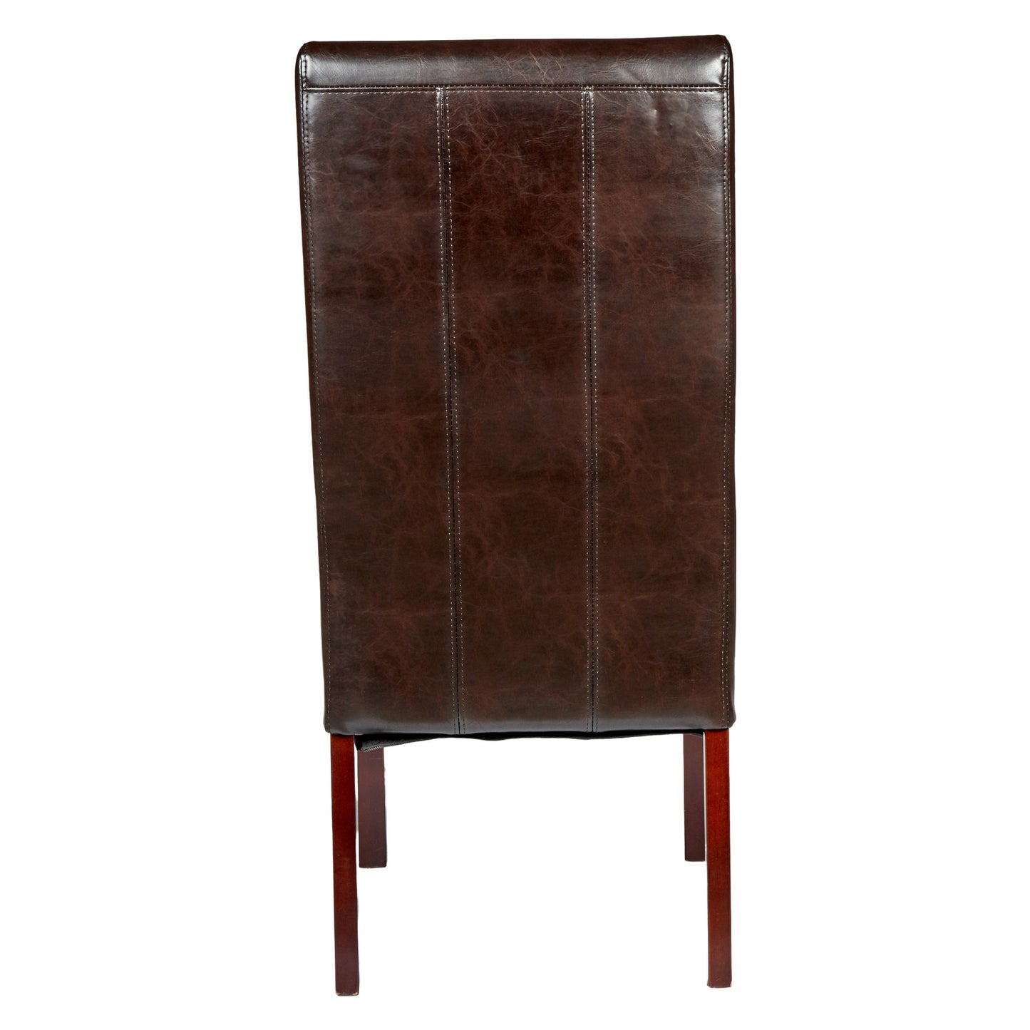 set-of-2-rome-leather-brown-dining-chairs-durable-seat-wood-kitchen-cafe www.mallsonline.com.au