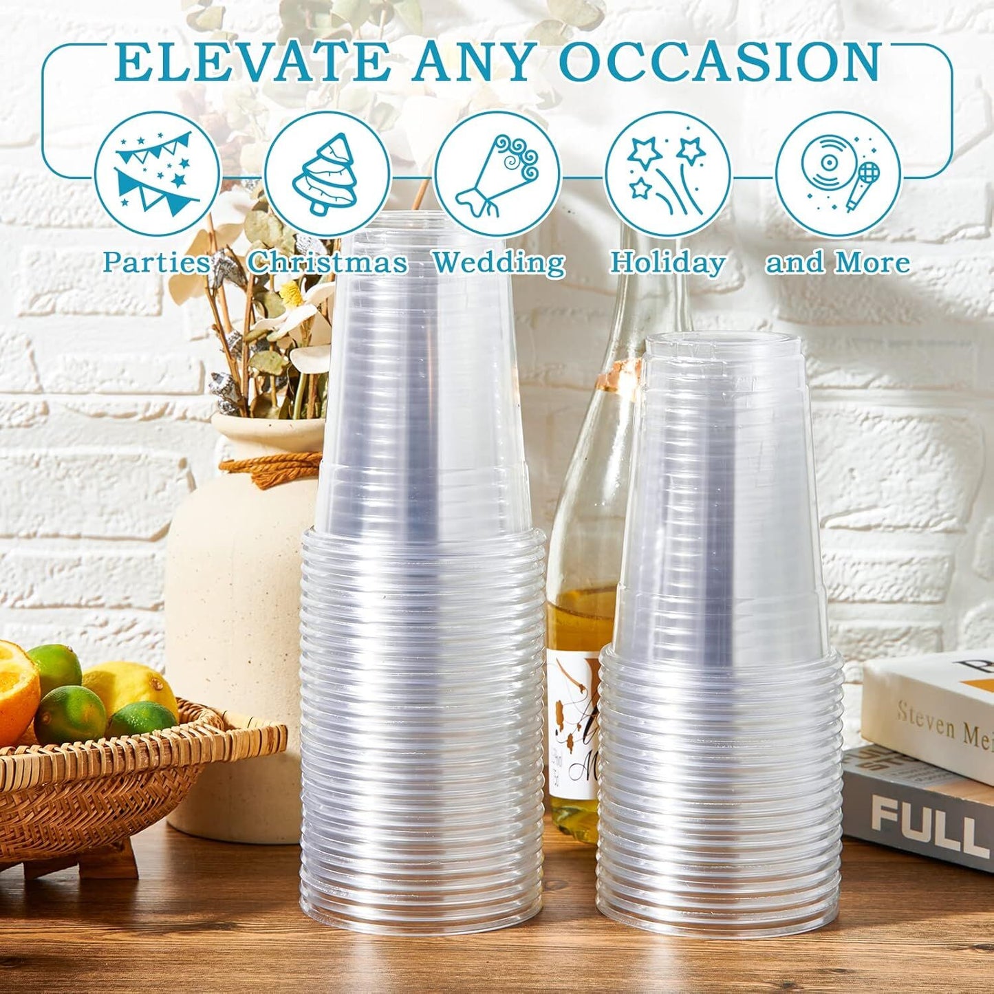 540x-16oz-480ml-premium-plastic-clear-cups-extra-strong-pet-bpa-free www.mallsonline.com.au