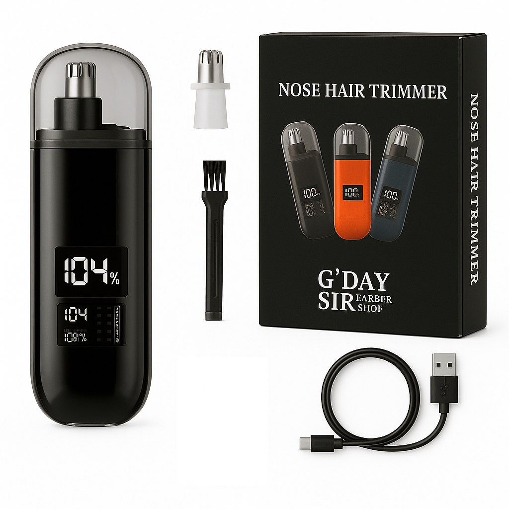handheld-portable-nose-hair-trimmer-rechargeable-usb-c-clipper-shaver-in-black www.mallsonline.com.au