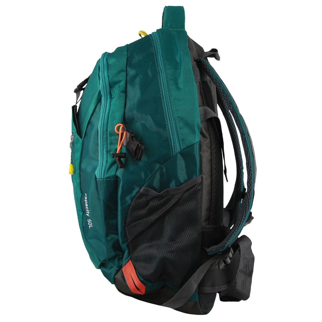pierre-cardin-mens-nylon-travel-sport-medium-backpack-bag-in-green www.mallsonline.com.au