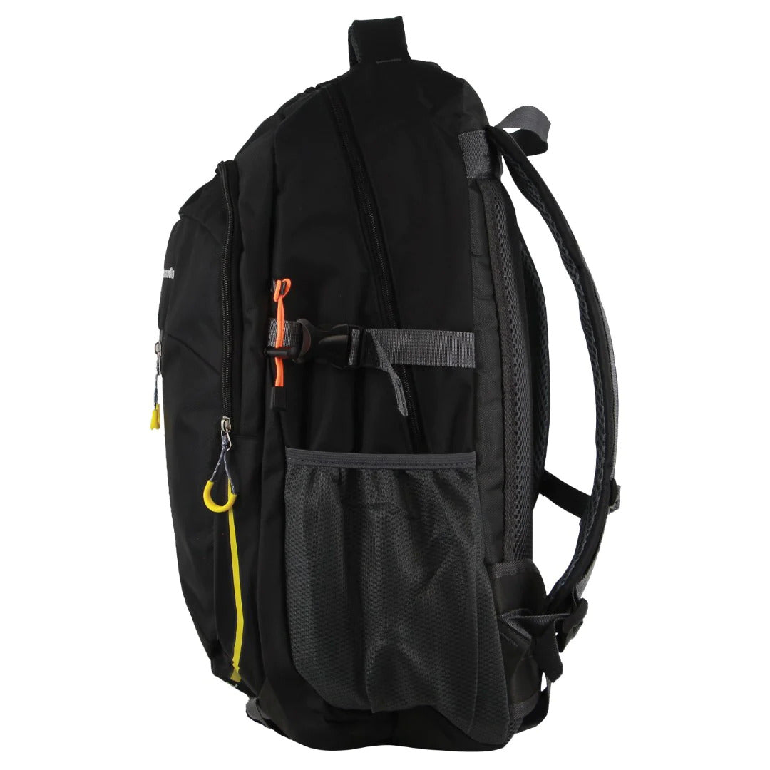 pierre-cardin-mens-nylon-travel-sport-large-backpack-bag-in-black www.mallsonline.com.au