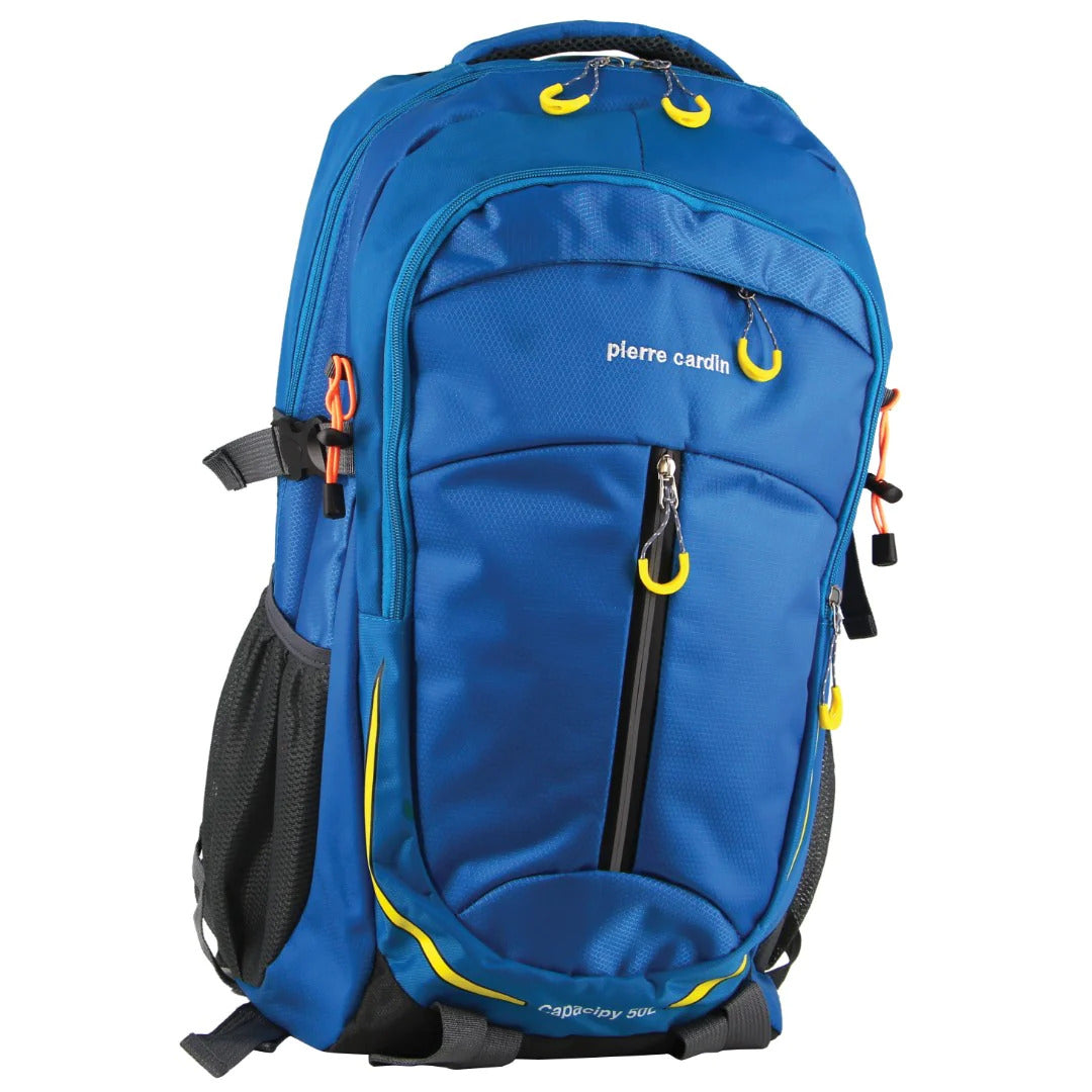 pierre-cardin-mens-nylon-travel-sport-large-backpack-bag-in-blue www.mallsonline.com.au
