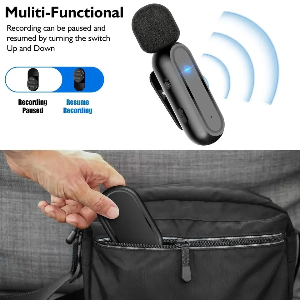 hridz-wireless-lavalier-microphone-fast-connection-port-mic-for-apple-iphone-ipad-vlog-live-stream www.mallsonline.com.au