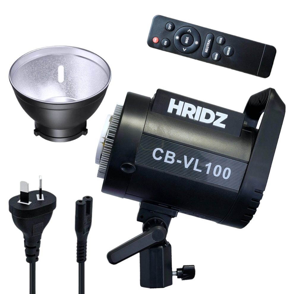 hridz-cb-vl100-100w-battery-operated-bi-colour-dimmable-led-video-light-outdoor-cob www.mallsonline.com.au