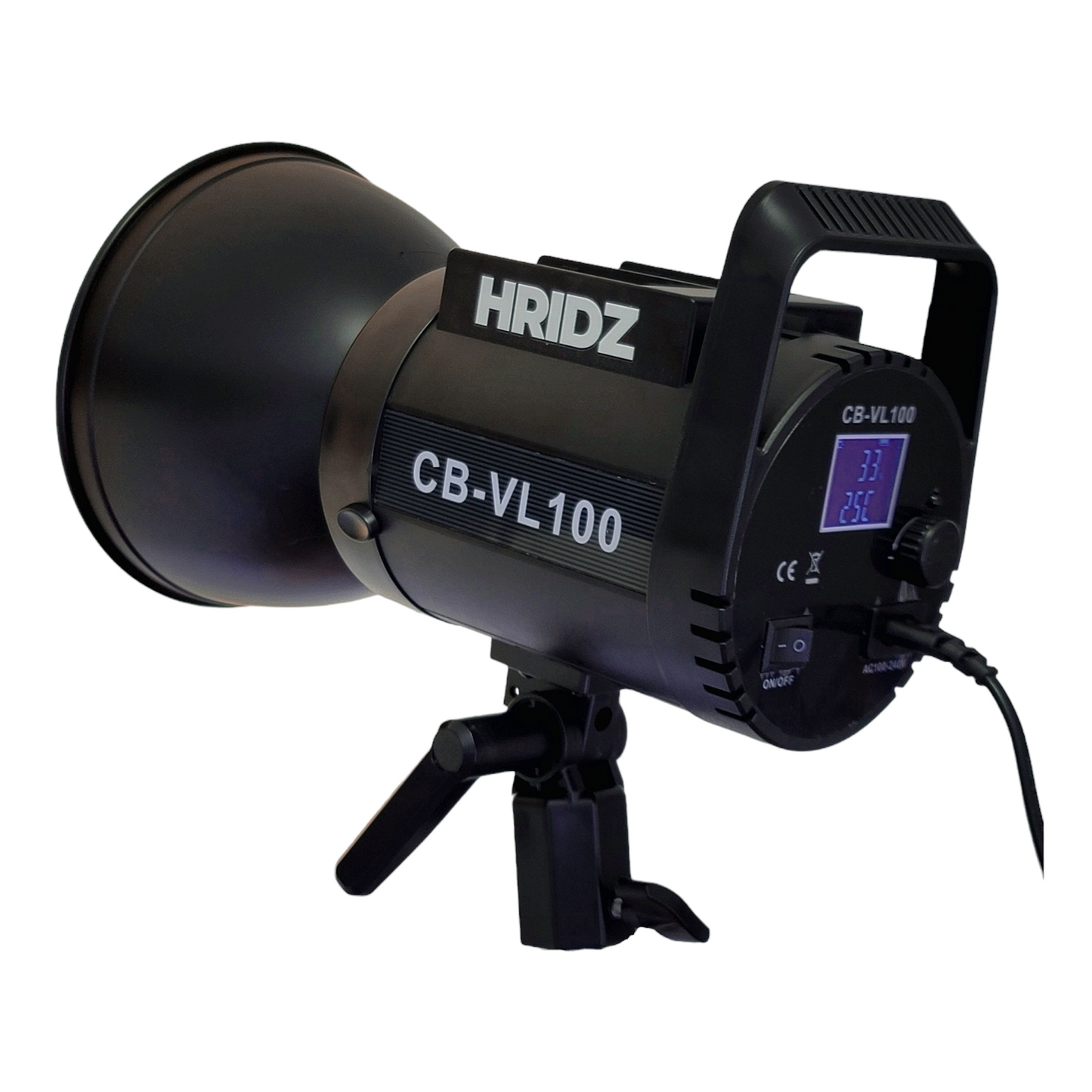 hridz-cb-vl100-100w-battery-operated-bi-colour-dimmable-led-video-light-outdoor-cob www.mallsonline.com.au