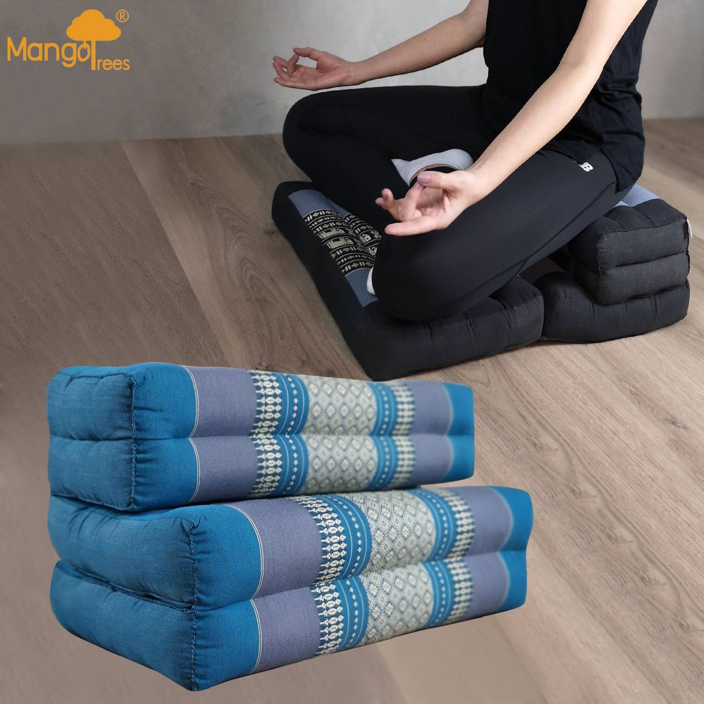 3-fold-zafu-meditation-cushion-set-blue www.mallsonline.com.au