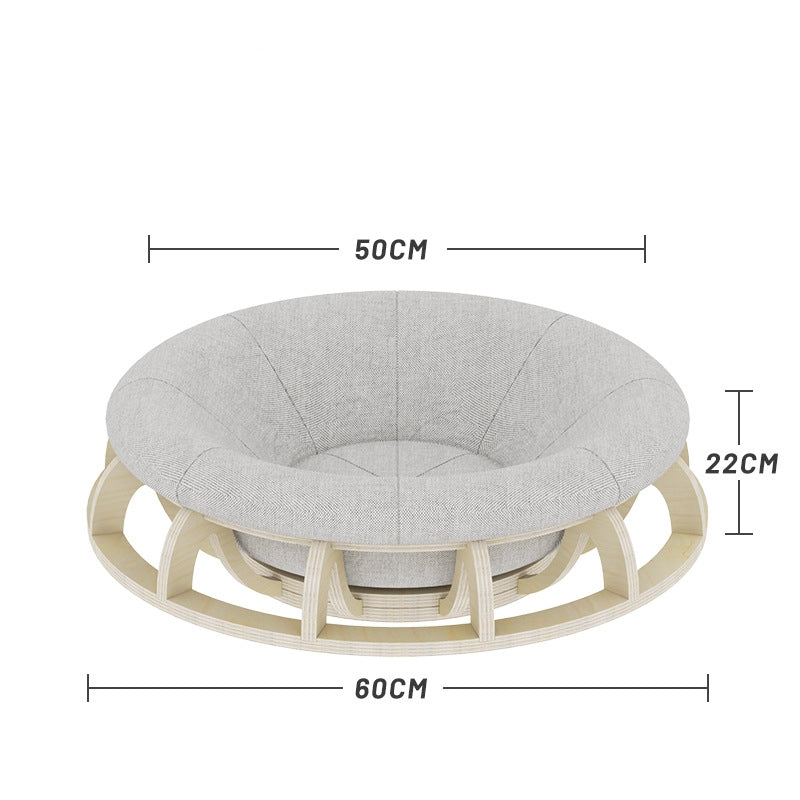 timber-gyro-cat-nest-bed www.mallsonline.com.au
