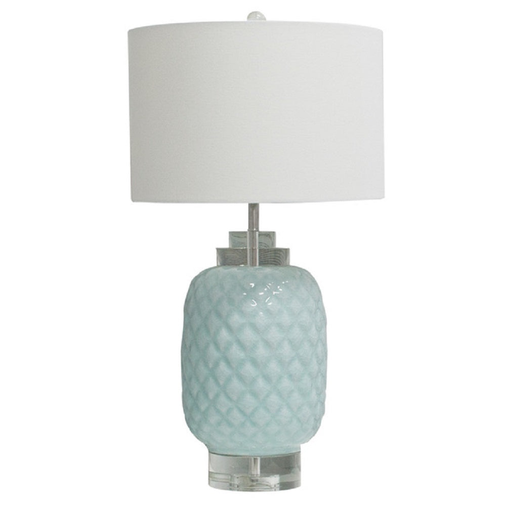 Island Ceramic Table Lamp Turquoise 71cm