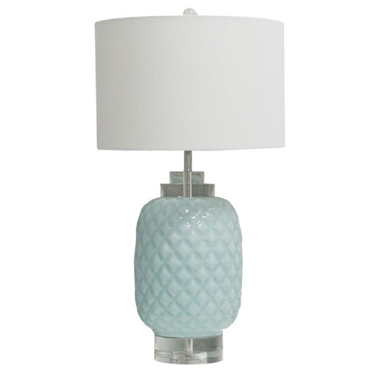 Island Ceramic Table Lamp Turquoise 71cm