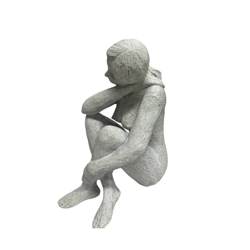 Lady Statue w Hand On Shoulder 21cm