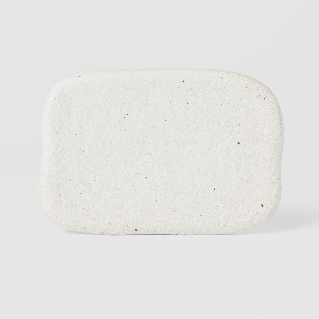 Plate Rectangular 16cm Shell White Glaze