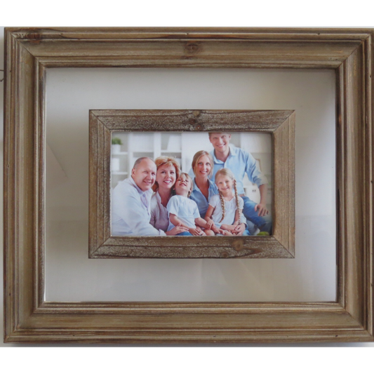 Single Glass Frame Photo Frame w Stand & Hook 32cm