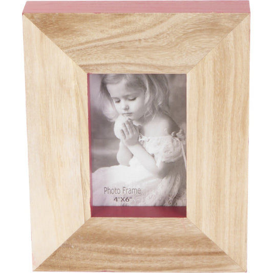 Wood Single Photo Frame 23cm