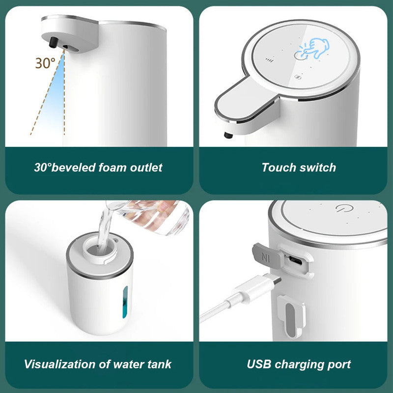 380ml-infrared-touchless-foam-soap-dispenser www.mallsonline.com.au