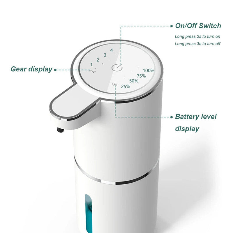 380ml-infrared-touchless-foam-soap-dispenser www.mallsonline.com.au