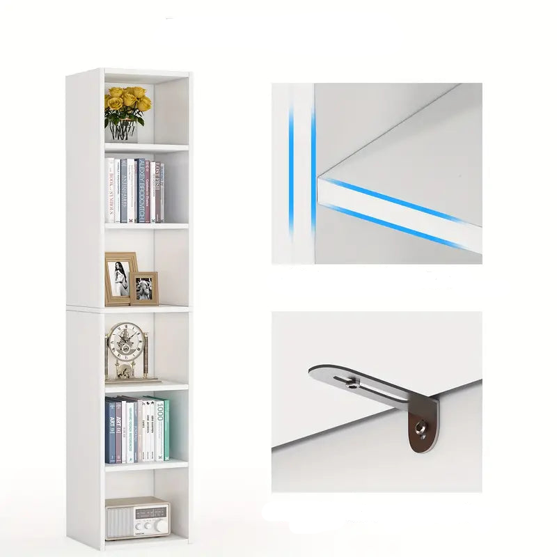nnetmlt-6-tier-cube-display-shelves-for-home-office-70-9-inch-tall-narrow-bookcase www.mallsonline.com.au