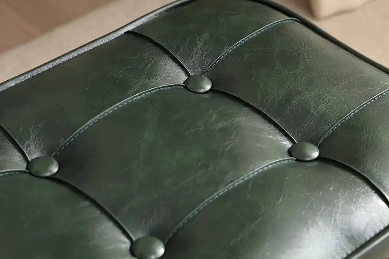 nnetm-super-soft-faux-leather-upholstered-seat-green-black www.mallsonline.com.au