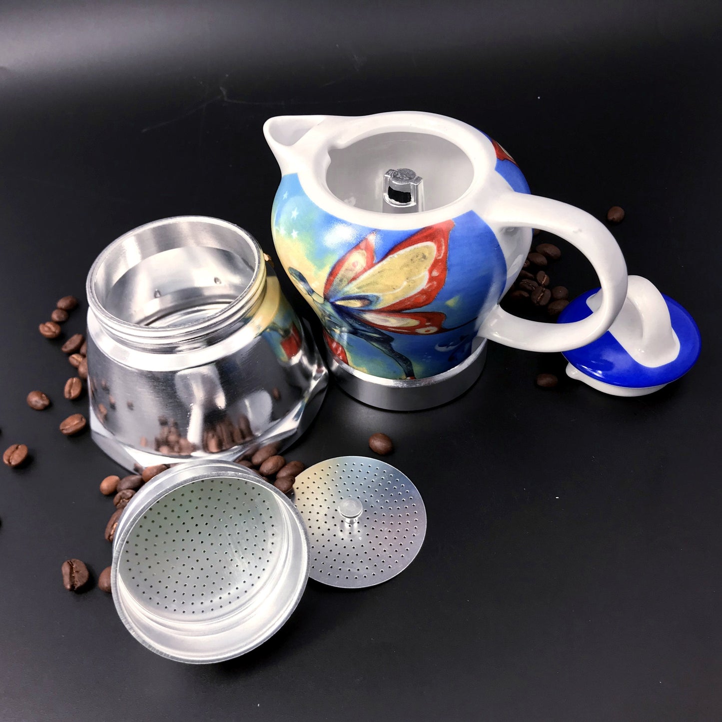 fairy-vintage-porcelain-ceramic-italian-stove-top-espresso-coffee-maker-3-4cups-200ml www.mallsonline.com.au