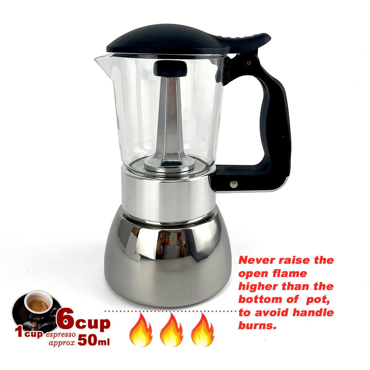borosilicate-glass-stainless-steel-moka-pot-coffee-maker-italian-espresso-6cups www.mallsonline.com.au