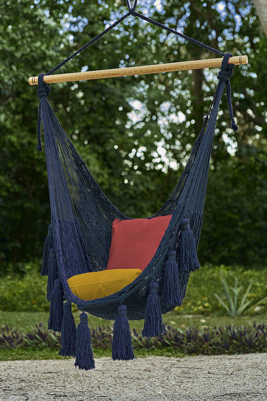 deluxe-extra-large-mexican-hammock-chair-in-outdoor-cotton-colour-blue www.mallsonline.com.au